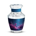 thumbnail image 1 of MUKTIVE Butterfly Decorative Urn for Mother & Father - Keepsake Memorial Urns for Ashes Husband & Wife - Small Urns for Male Cremation - Burial Urn for Adult Female - 3 Inch, 1 of 7