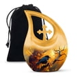 thumbnail image 1 of MUKTIVE Crow Adult Urns for Human Ashes Women and Men - Tree Cross Drop Large Urns for Adult Female - Holds 180 Cubic - Funeral Urn for Human Ashes - Memorial Gifts for Loss of Mom, 10 Inch, 1 of 7