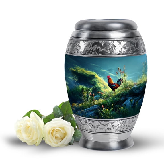 MUKTIVE Hen Funeral Urns for Ashes - Mini Urns for Human Ashes Mom - Decorative Funeral Urn for Burial Mother - 3 Inch Memorial Urn for Male & Female