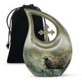 thumbnail image 1 of MUKTIVE Puffin Bird Urns for Human Ashes Adult Male & Female - Cremation Urn for Women - Large Funeral Cremation Urns for Men - Burial Memorial Tribute for Mom & Dad (10inch), 1 of 7