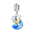 thumbnail image 1 of MULA 12 Constellation Zodiac Charm for Bracelet 925 Silver Aquarius Charm Women Birthday Gift for Her, 1 of 7