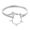 thumbnail image 1 of MULA 925 Sterling Silver CZ Sun Safety Chain Snake Charms Bracelet for Women Gifts for Her, 1 of 5