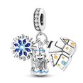 thumbnail image 1 of MULA Christmas Charm 925 Sterling Silver Ice World Pendant Fit Bracelet Necklace Gifts for Women, 1 of 6