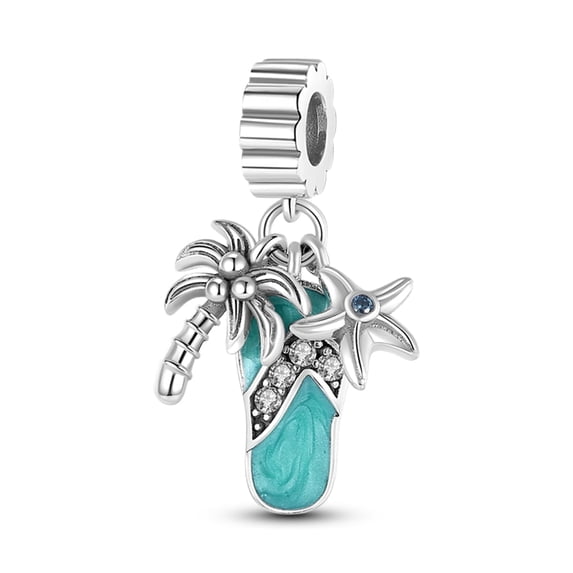 MULA European 925 Sterling Silver DIY Charm Summer Beach fit Bracelet for women jewelry