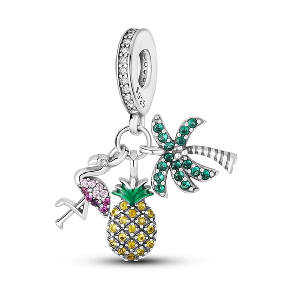 MULA European 925 Sterling Silver DIY Charm Summer Beach fit Bracelet for women jewelry