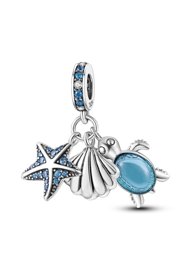 European 925 Sterling Silver DIY Charm Summer Beach fit Bracelet for women jewelry