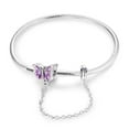 thumbnail image 1 of MULA European 925 Sterling Silver Snake Bracelet Love Clasp Chain for Charms Women Jewelry, 1 of 6