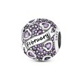 thumbnail image 1 of MULA Feb Birthstone Charms 925 Sterling Silver Charms for Bracelets and Necklaces Gift for Women, 1 of 8