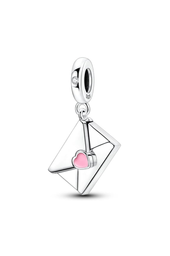 Original A letter to Mom 925 Sterling Silver DIY Charms Blue 5A Zircon fit Charms Bracelets for Women Jewelry