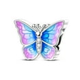 thumbnail image 1 of MULA Original Christmas Flowers Insects Butterflies Lucky 925 Sterling Silver DIY Charms 5A Zircon fit Charms Bracelets for Women Jewelry, 1 of 6