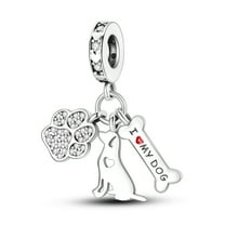 MULA Original Christmas Fruits Plants Animals Insects 925 Sterling Silver DIY Charms 5A Zircon fit Charms Bracelets for Women Jewelry