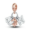 thumbnail image 1 of MULA Original Christmas Lucky Travel 925 Sterling Silver DIY Charms 5A Zircon fit Charms Bracelets for Women Jewelry, 1 of 5