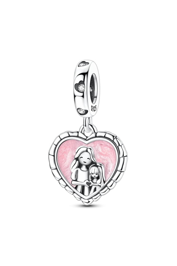 Original Mother's Day Gift 925 Sterling Silver DIY Charm 5A Zircon fit Charm Bracelet for Women Jewelry