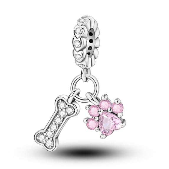 MULA S925 Sterling Silver Btacelets Charms for Bracelets Making Lucky Butterfly Pet Charm for Women