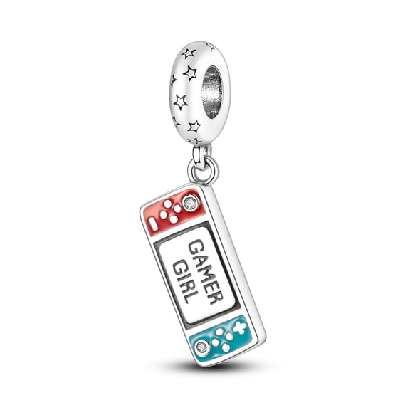 MULA Women's Charm for Bracelet & Necklace 925 Sterling Silver Charms Gamepad Bead Gifts for Her