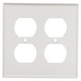 thumbnail image 1 of MULBERRY METALS 86102 WHT 2G DPLX Wall Plate, 1 of 1