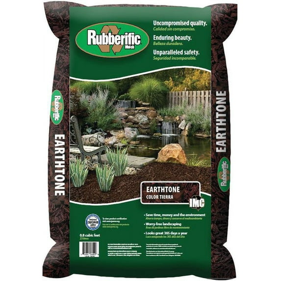 MULCH RUBBER .8CF BROWN
