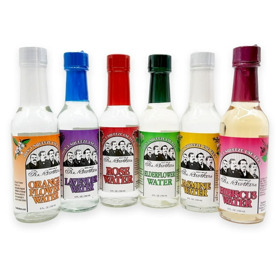 MULMEH Exclusive Fee Brothers Botanical Flower Water Collection Bundle, Set of 6 Bottles