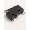 thumbnail image 1 of MULON MINIATURE MICRO SWITCH w/LEVER, NORMALLY OPEN AND CLOSED CONTACTS, 1 of 3