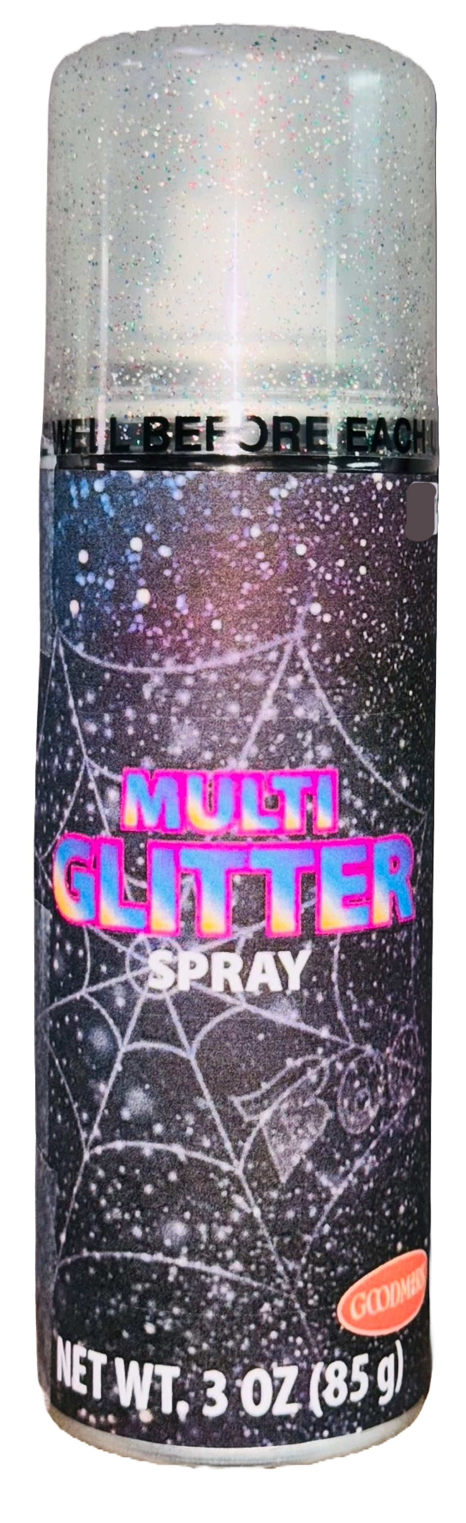 Glitter Hair Spray, Multicolor, Halloween Accessory by Goodmark
