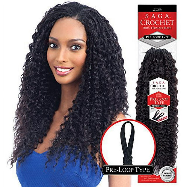 MULTIPACK DEALS! Saga Human Hair Crochet Braids Pre Loop Type Super