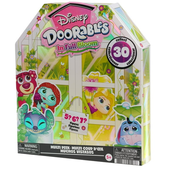 Disney Doorables In Full Bloom Multi Peek Series 15 - Mystery Floral Themed Mini Figures, Assemble and Display, Collectible Disney Surprise Toy, For Collectors, Kids Toys for Ages 5 Up