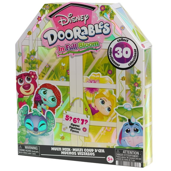 Disney Doorables In Full Bloom Multi Peek Series 15 - Mystery Floral Themed Mini Figures, Assemble and Display, Collectible Disney Surprise Toy, For Collectors, Kids Toys for Ages 5 Up