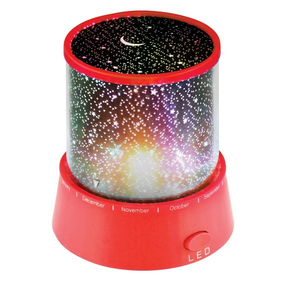 MULTI STAR NIGHT LIGHT - RED - HOLIDAY