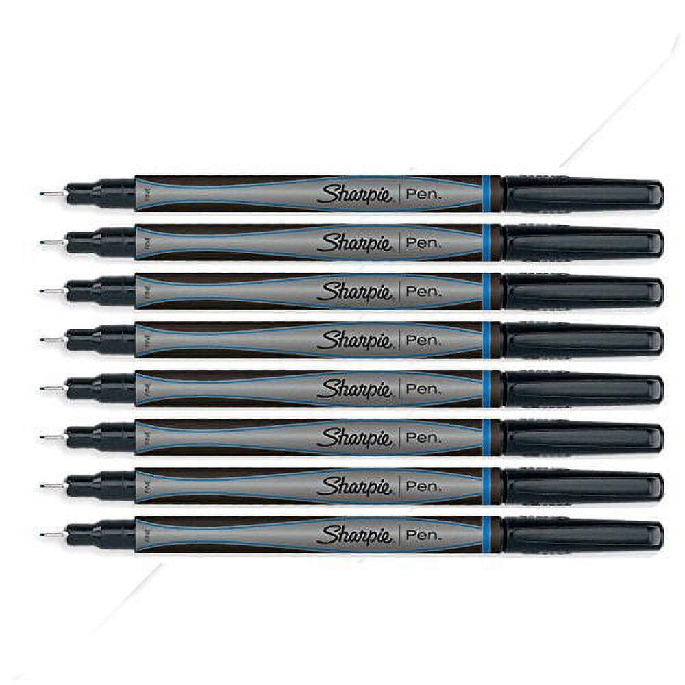 MULTI Sharpie Fine Point Pen, Blue, 8 Pens per order. (1742664