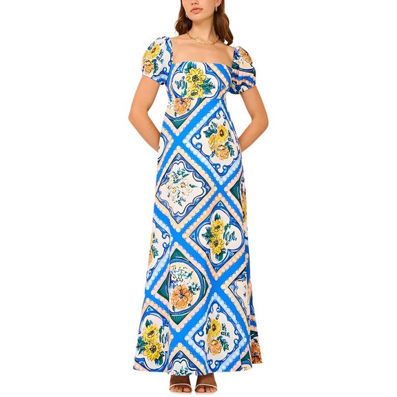 ESEA womens Linen-Blend Maxi Dress, 14