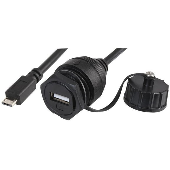 MULTICOMP - Adaptor, USB Socket to Micro USB A Plug