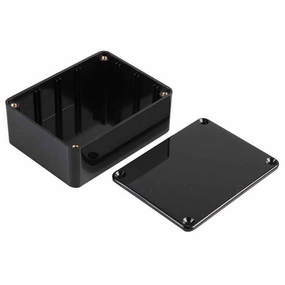 MULTICOMP - Black ABS Box with Lid - 178x122x74mm