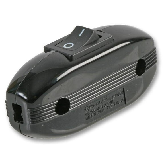 MULTICOMP - SPST In-Line Through Cord Rocker Switch, 250V AC 6A, 125V AC 10A