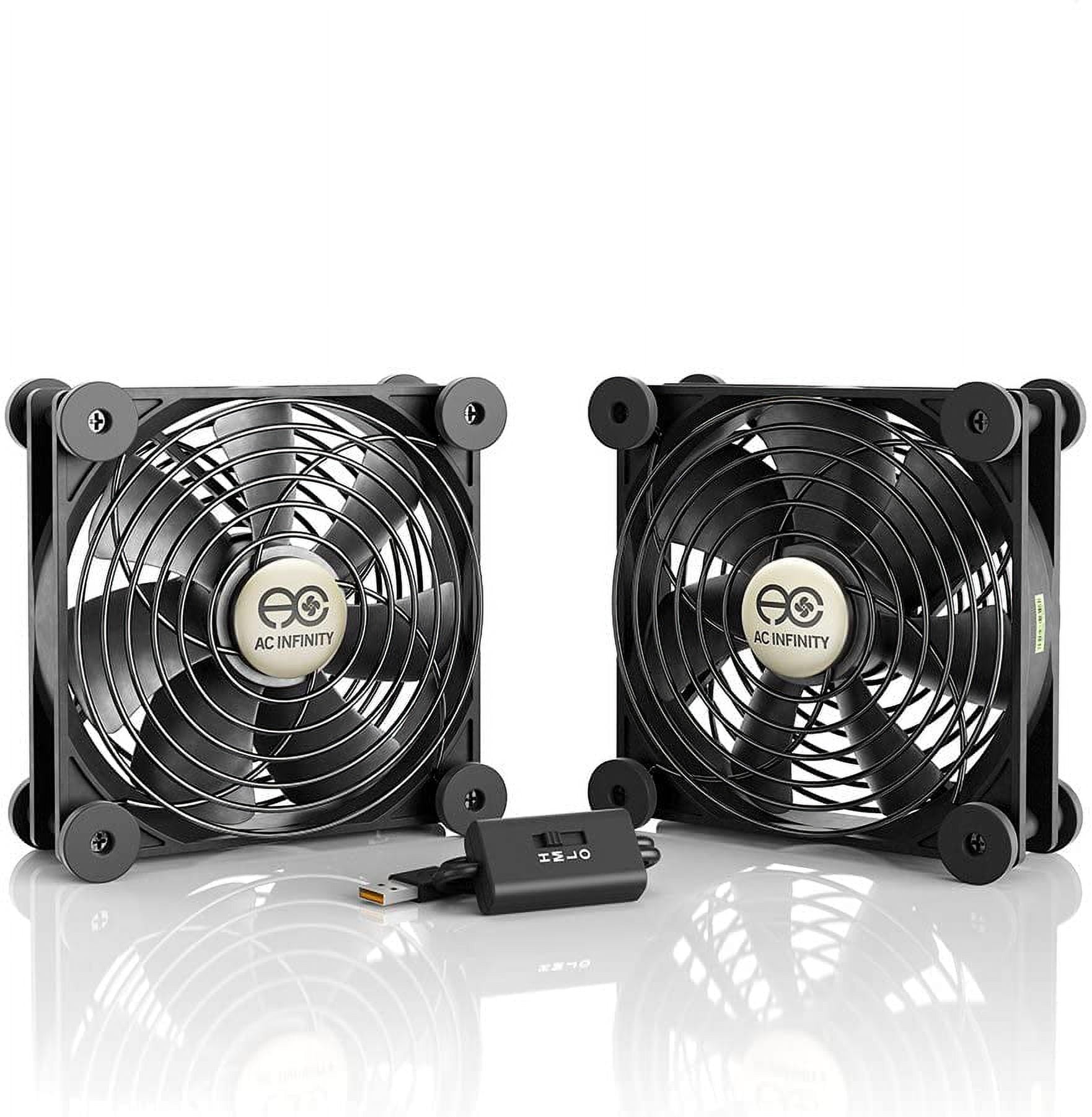 Usb Fans AC Infinity MULTIFAN S2, Quiet 120mm USB Blower Fan