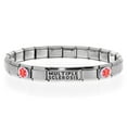 thumbnail image 1 of MULTIPLE SCLEROSIS Medical Alert ID Bracelet, Modular Charm Style - SIZE OPTION D, 1 of 6