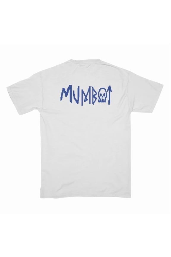 MUMBOT Pixel Logo Blue T-Shirt Tee Gift For Him Merch For Her Apparel For Friend