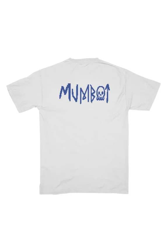 MUMBOT Pixel Logo Blue T-Shirt Tee Gift For Him Merch For Her Apparel For Friend