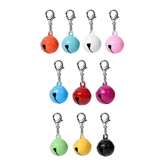 MUMQAQ 10pcs Pet Collar Bells Pet Bells for Dog Cat Collar Pet Collar Accessories