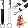 thumbnail image 1 of MUMQAQ 2 Pack Dog Whistle to Stop Barking Professional Adjustable Ultrasonic Dog Training Whistle, 1 of 8