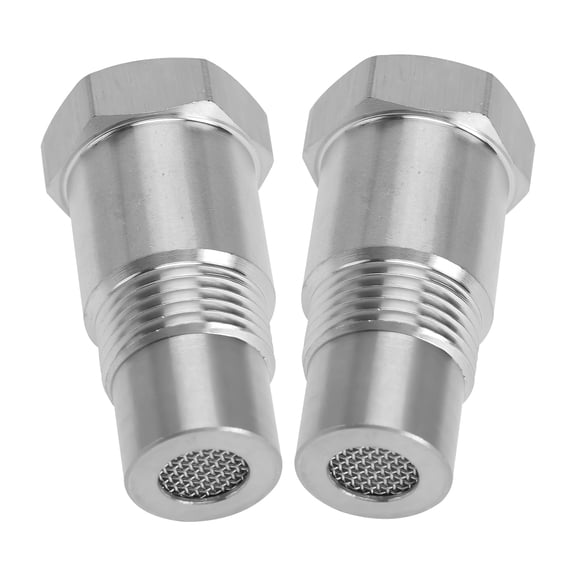 MUMQAQ 2pcs Car Oxygen Sensor Accessories Stainless Steel Oxygen Sensor Replacements