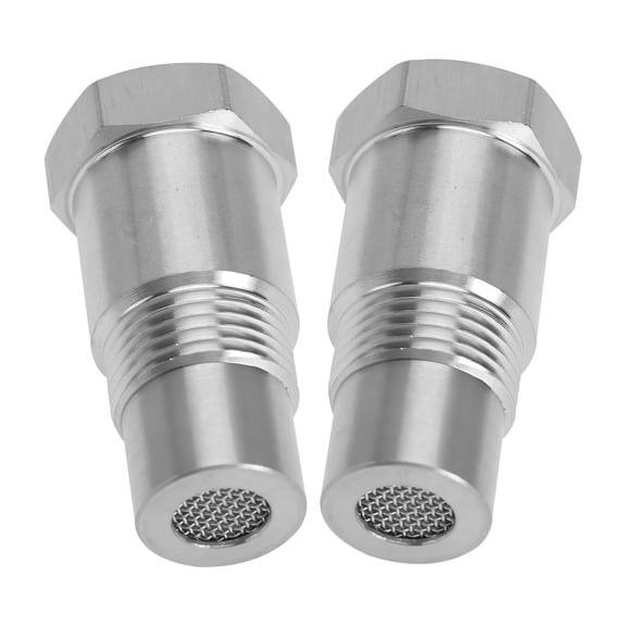 MUMQAQ 2pcs Car Oxygen Sensor Accessories Stainless Steel Oxygen Sensor Replacements