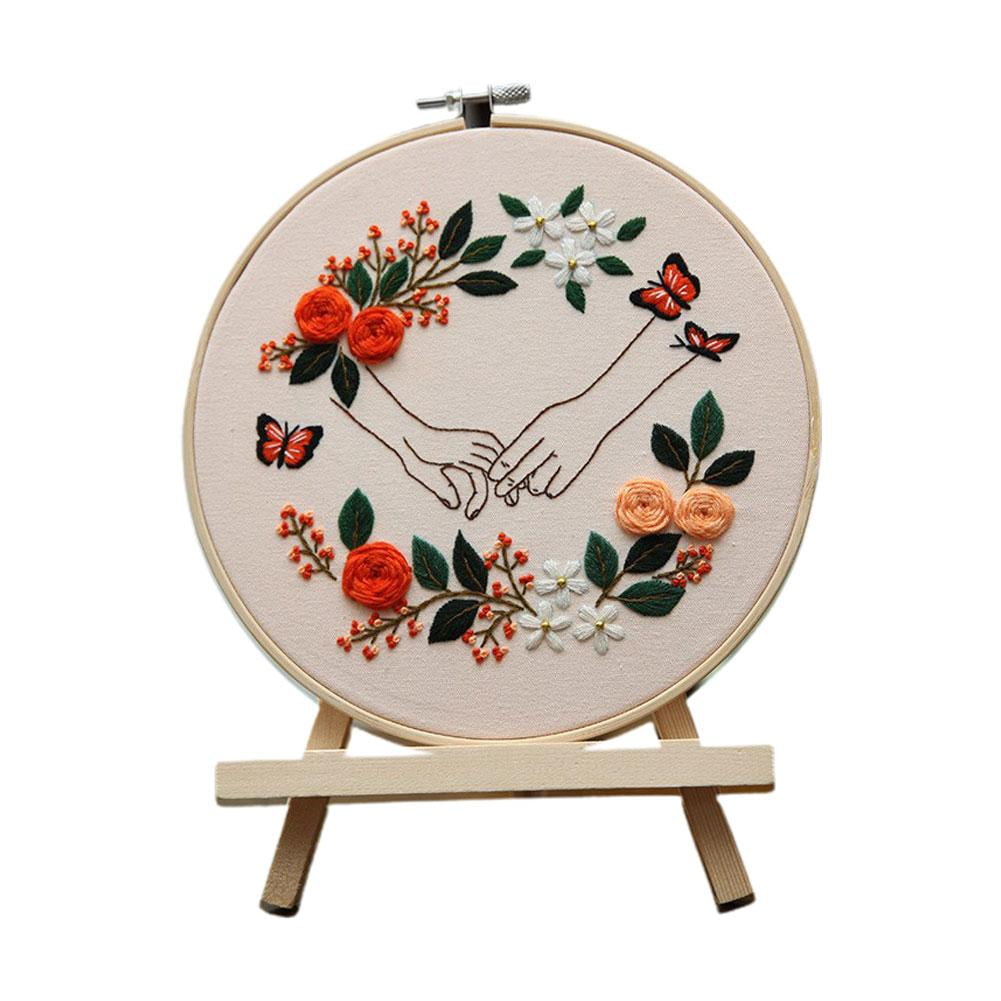 BYVUTE Wedding Embroidery Kit For Beginners - Cross Stitch Kit With Hoop, Thread, Pattern & Instructions, DIY Wedding Decor - View #8