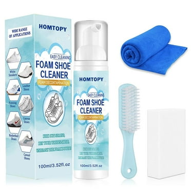MUMQAQ White Shoes Cleaner Kit Whitening Shoe Dirt Yellow Cleaning Foam Cleaner Fast D9Z3