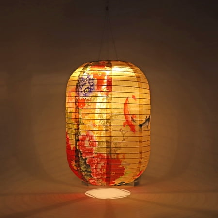 MUMTOP Brown Solar Powered Outdoor Hanging Lanterns, LED Decorative Unique Design