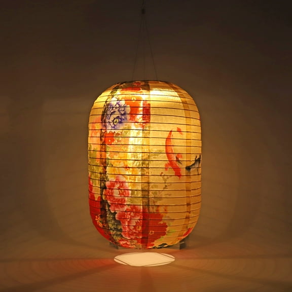 MUMTOP Brown Solar Powered Outdoor Hanging Lanterns, LED Decorative Unique Design