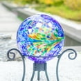 thumbnail image 1 of MUMTOP Gazing Ball 10 inch Colorful Glass Gazing Ball for Garden Decor, 1 of 7