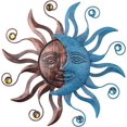 thumbnail image 1 of MUMTOP Sun Face Metal Wall Sculpture, 1 of 5