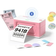 MUNBYN Bluetooth Thermal Label Printer 941BP, Wireless 300DPI 4x6 Shipping Label Printer for Small Business, Compatible with iOS, Android, PC& Laptop