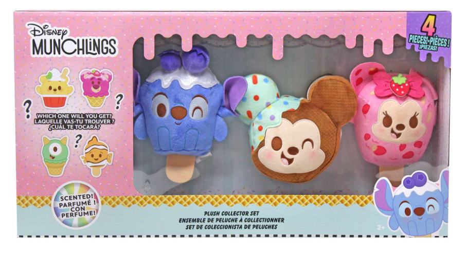 Disney Munchlings Plush Collector Set, Collectible Mini Plush, for Boys and Girls Ages 1 and up