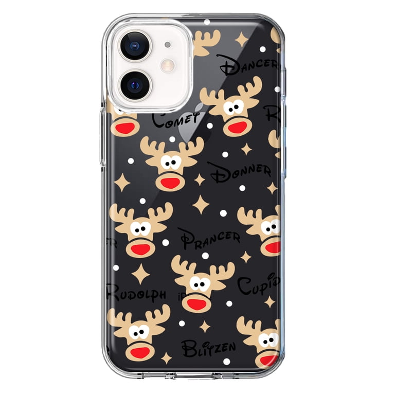 MUNDAZE Apple iPhone 11 Shockproof Clear Hybrid Protective Phone Case Red Nose Reindeer Christmas Winter Holiday Cover - Walmart.com MUNDAZE Apple iPhone 11 Shockproof Clear Hybrid Protective Phone Case Red Nose Reindeer Christmas Winter Holiday Cover - Walmart.com